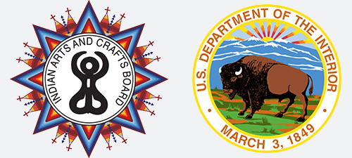 Indian Arts and Crafts Board and U.S. Department of the Interior Logos