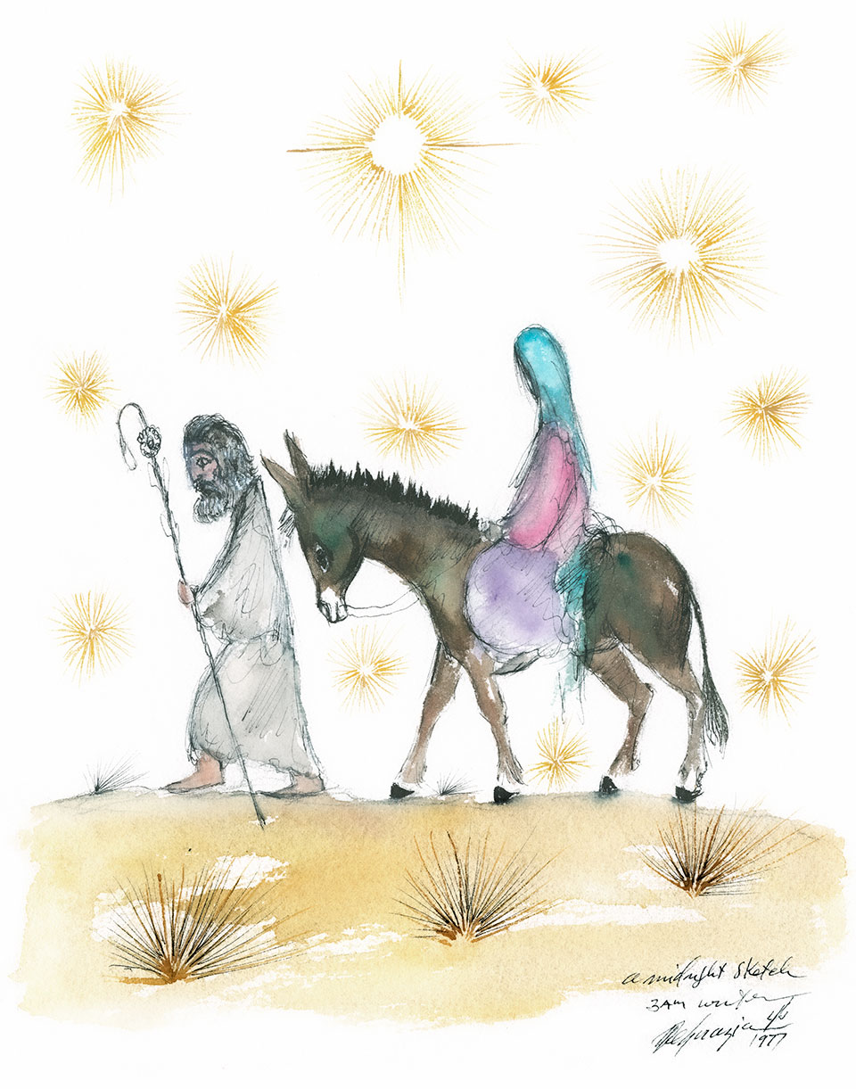 Painting by "Ettore "Ted" DeGrazia
