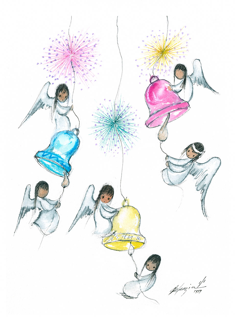 Painting by "Ettore "Ted" DeGrazia