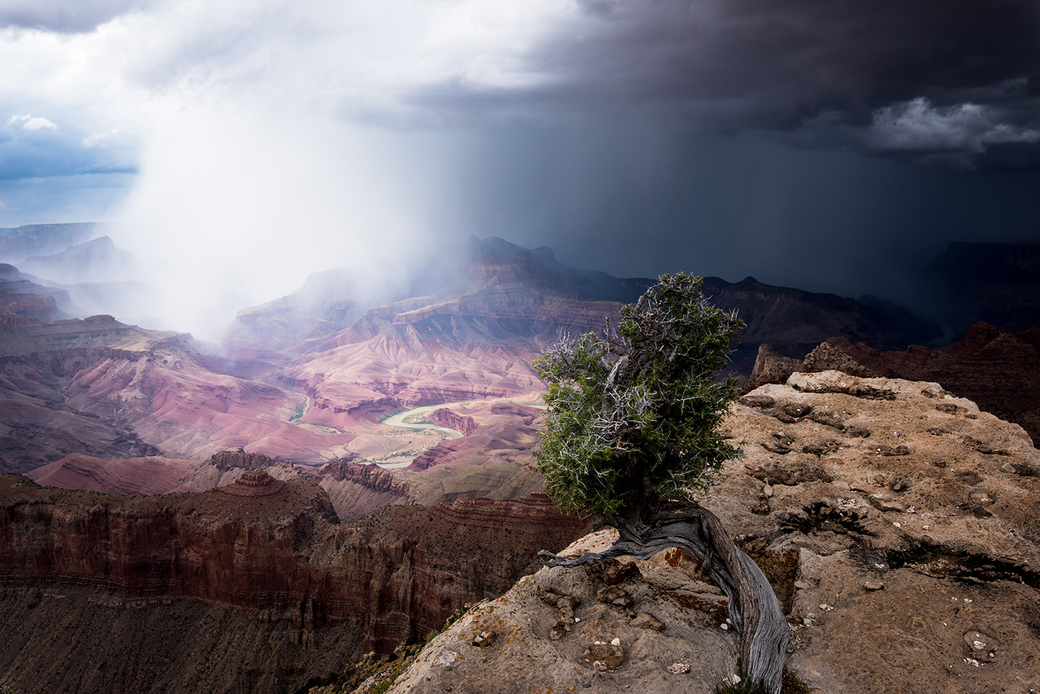 Storm at the Grand Canyon by John Fink