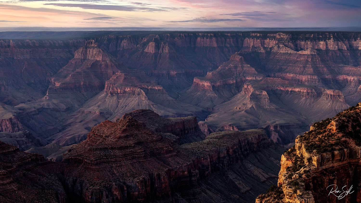 Cape Royal, on the Grand Canyon’s North Rim, offers a view of the colors of sunrise. By Ronald Sill