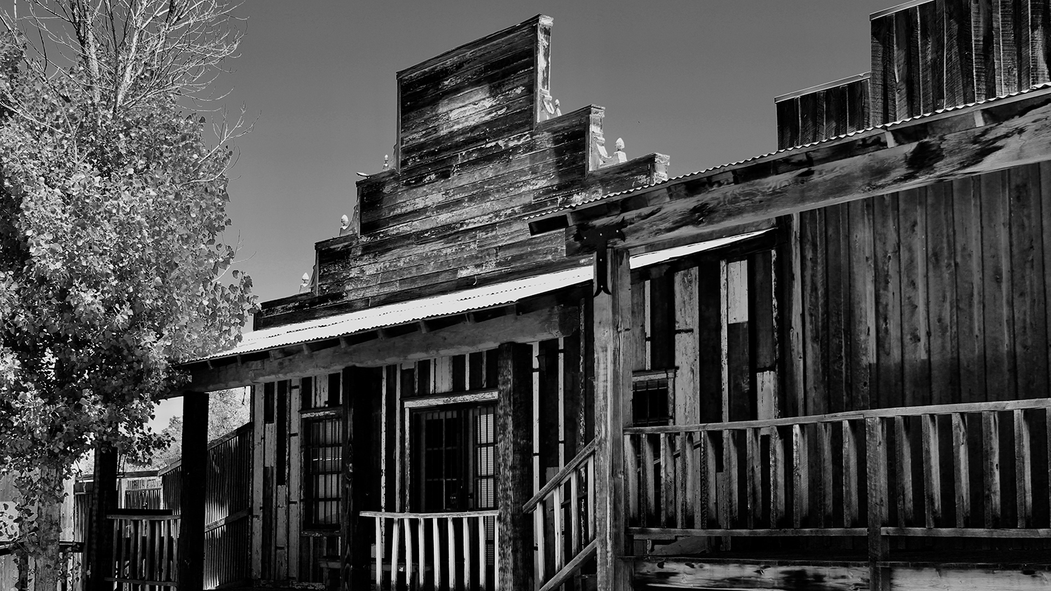 Black and White Wednesday: An old movie set has been left to the elements just outside Tombstone. By R.W. Keiling