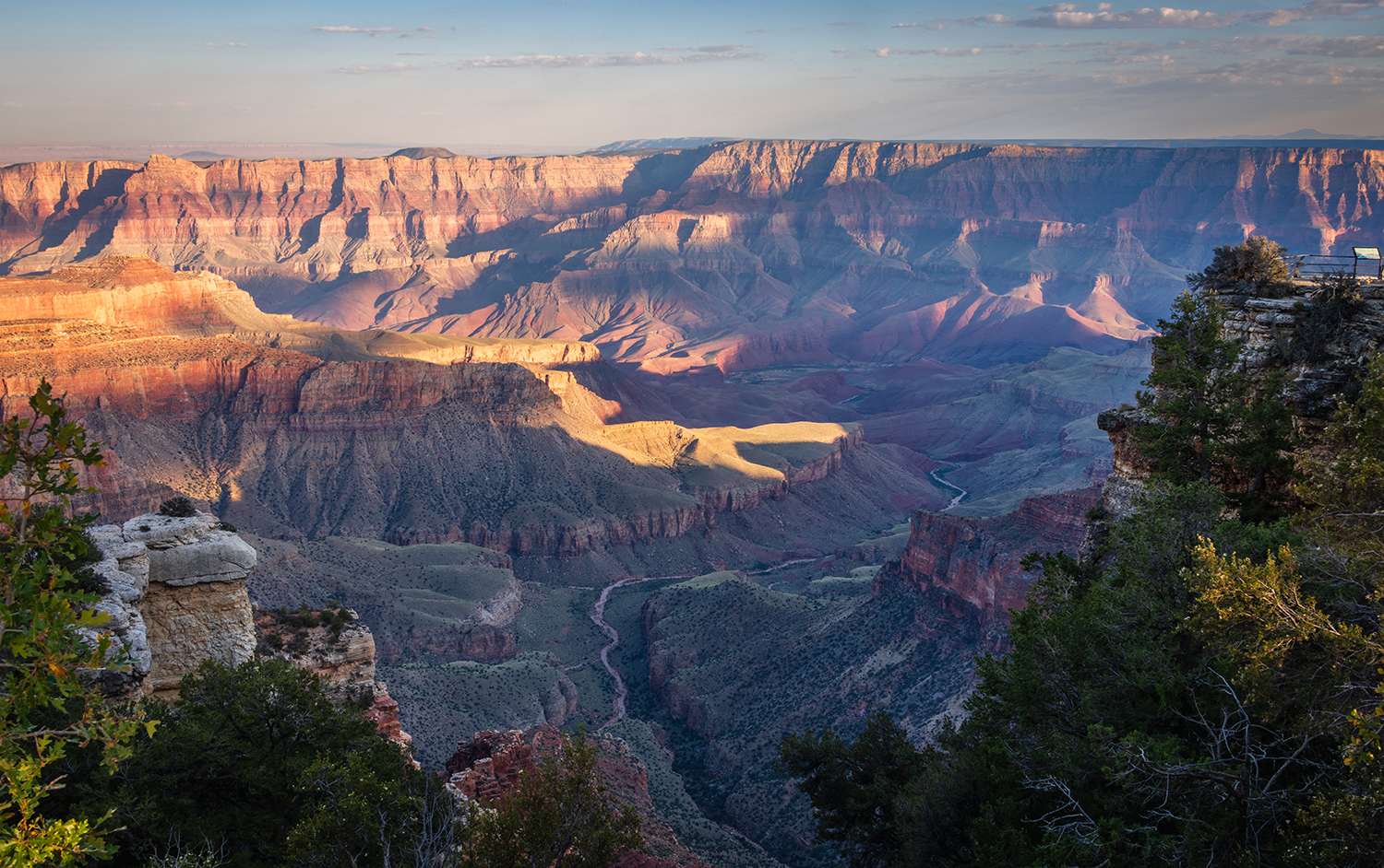 Walhalla Overlook, on the Grand Canyon’s North Rim, offers an expansive sunset view. By James Reeves