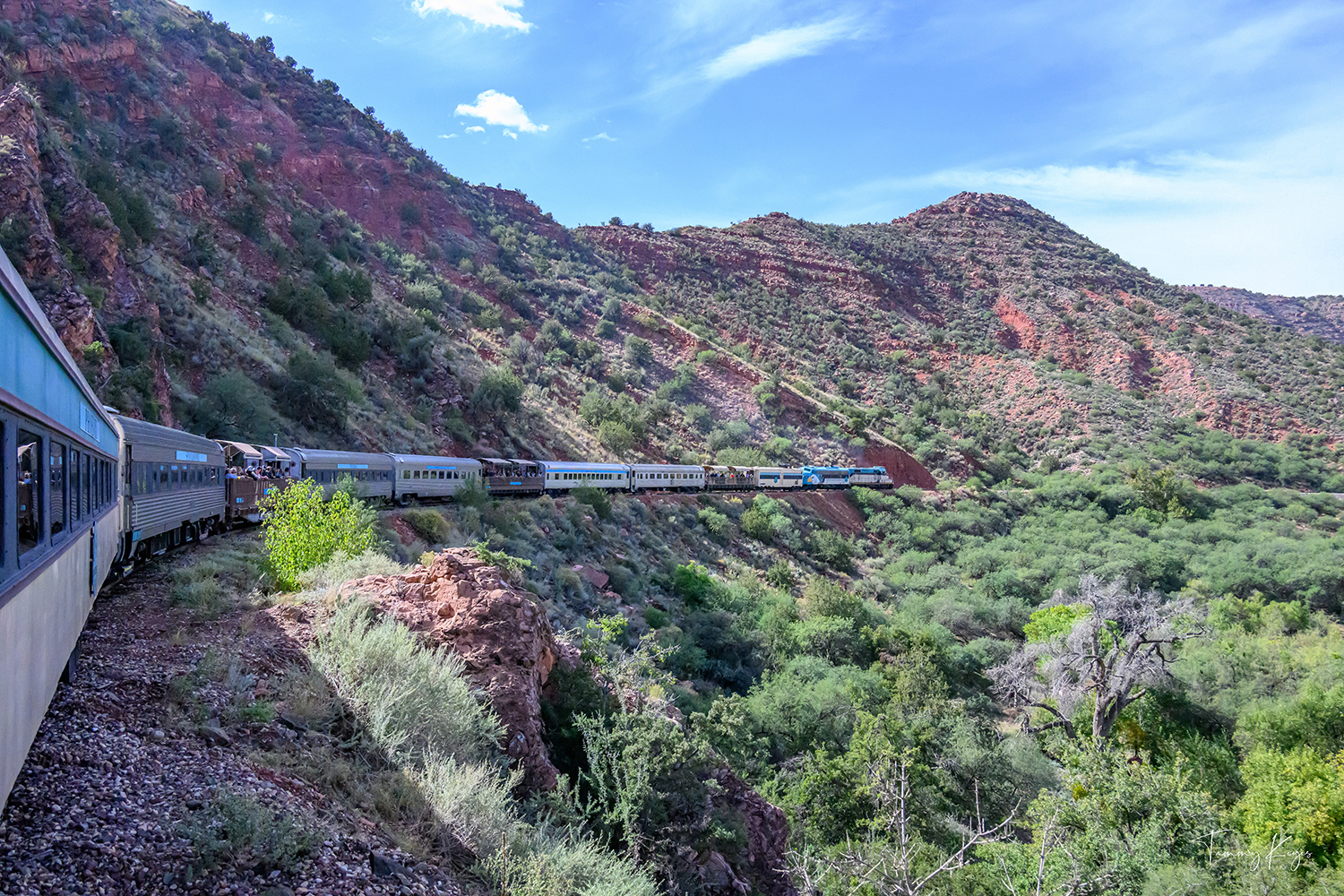 The Verde Canyon Railroad, based in Clarkdale, offers a view of picturesque mountain scenery. By Tammy Keyes