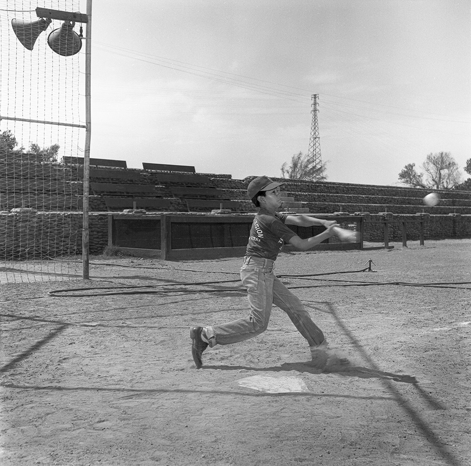 Other popular activities at Tempe Beach Park included baseball and softball, as shown in this undated photo from the park’s diamond. The park still features a baseball field today. | TEMPE HISTORY MUSEUM