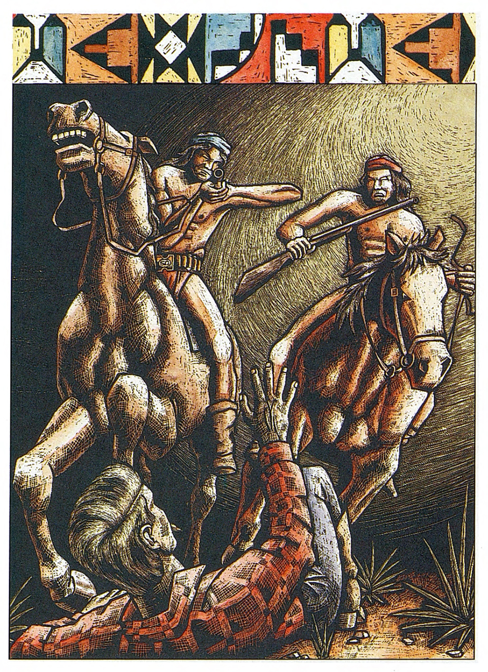 In the early 1880s, Chato was more feared than Geronimo by the whites. Illustration by Kevin Kibsey