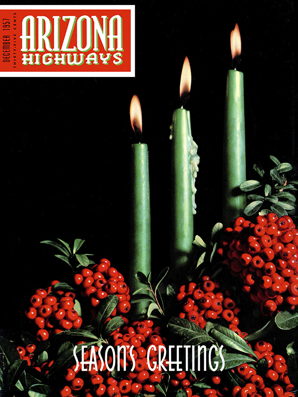 December 1957 cover of Arizona Highways
