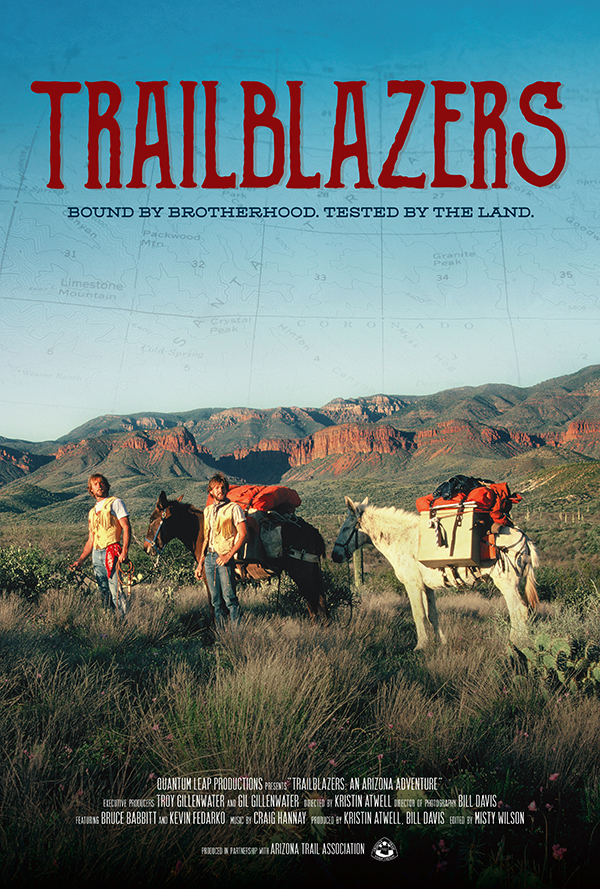 Movie poster advertising a new documentary about the Gillenwaters’ epic trek across Arizona.