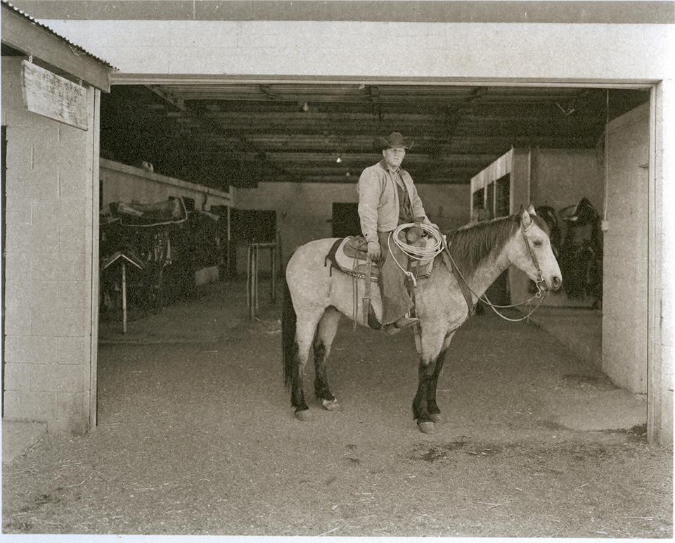 “Cody is a working cowboy in Apache County,” Scott Baxter says. “I didn’t know I was going to photograph him. Cody showed up to ride horses for a rancher there, and he agreed to be photographed.”