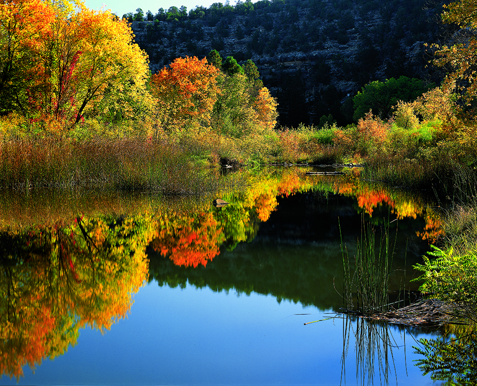At Chevelon Crossing, just a mile south of this idyllic scene on Chevelon Creek, lies one of the two roadways that traverse the streambed. | Nick Berezenko