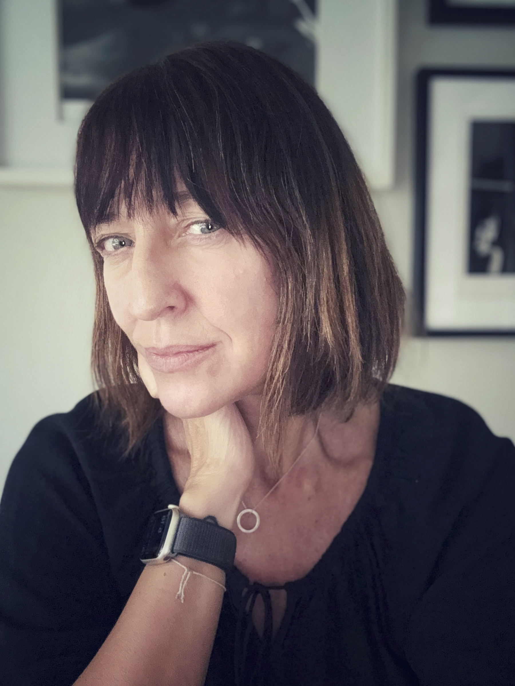 Self portrait of photographer Adriana Zehbrauskas