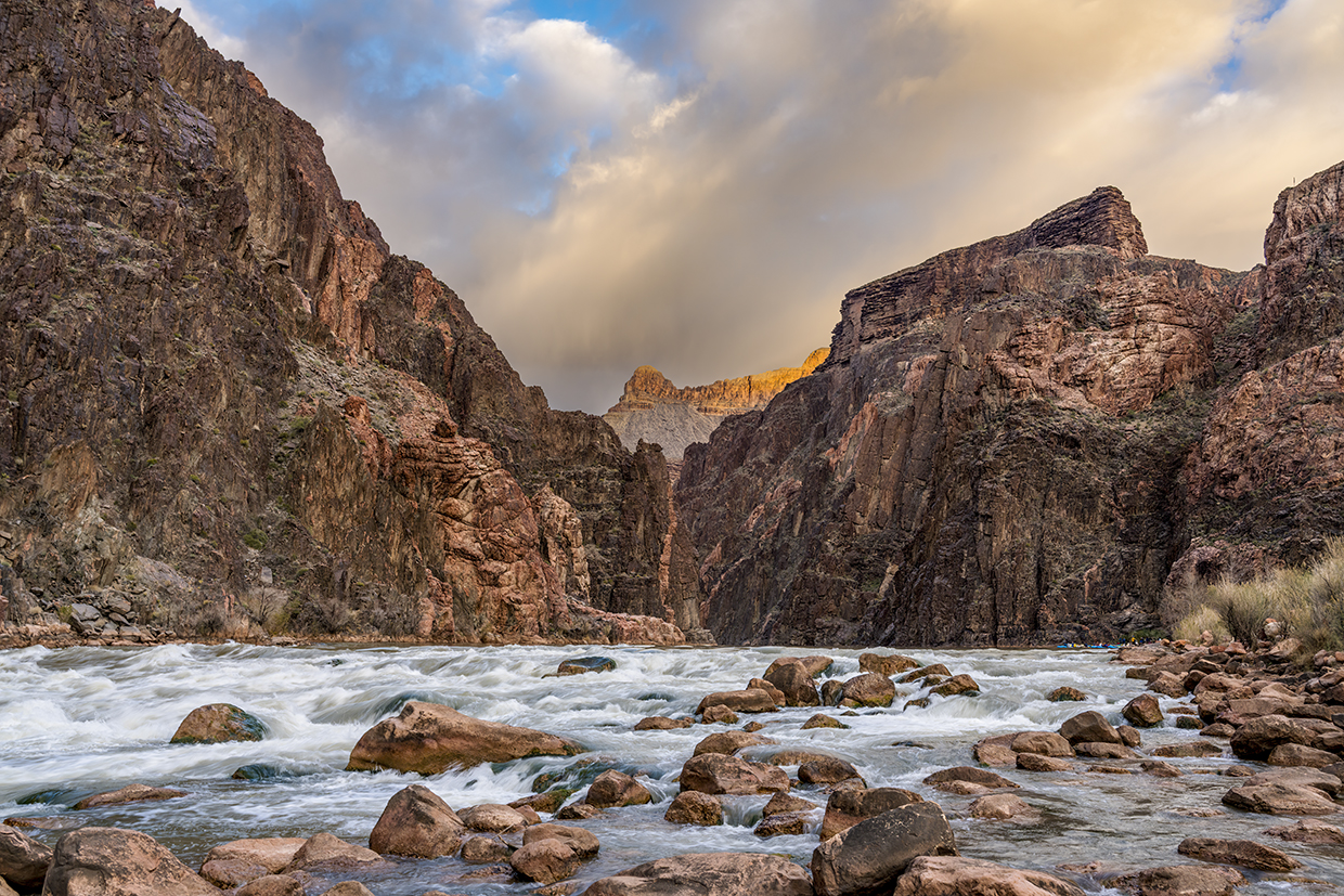 The Colorado River tumbles over Granite Rapids at river Mile 94 in Granite Gorge. | RICH RUDOW