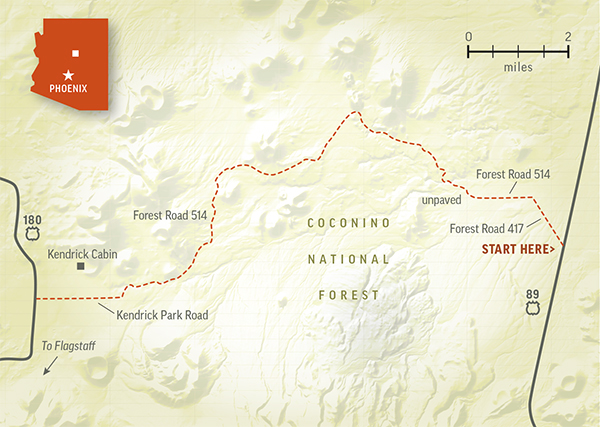 Map of the area by Keith Whitney