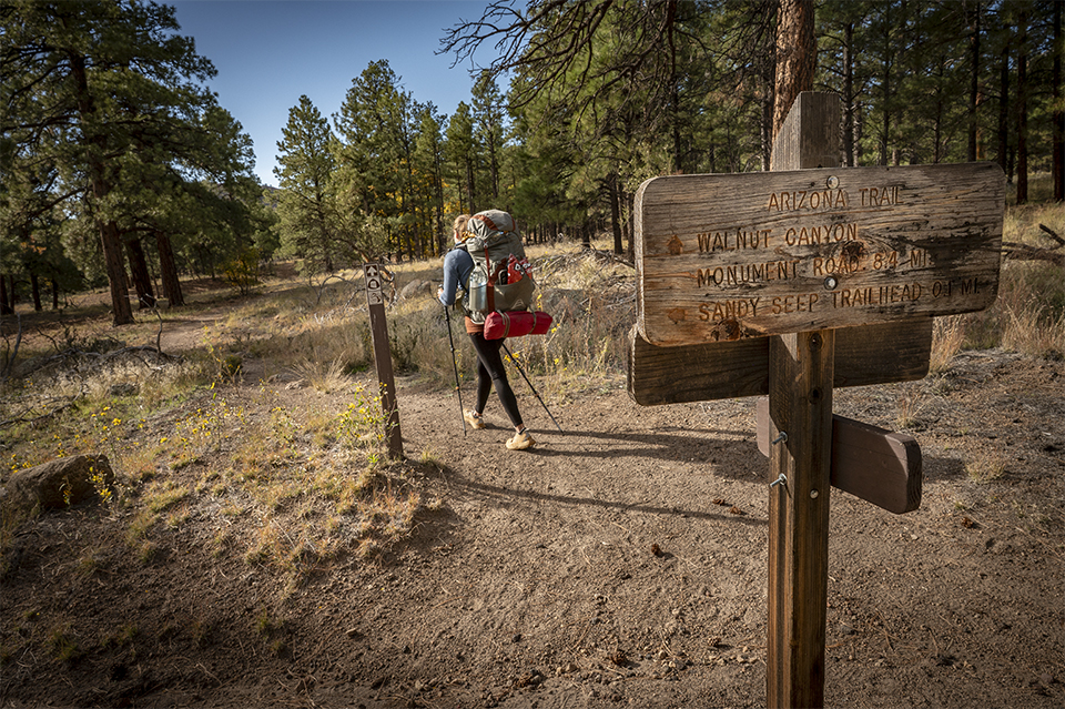 Keil continues her journey on the Arizona Trail, heading south from Flagstaff. | Dawn Kish