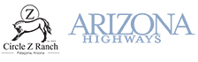 Circle Z Ranch and Arizona Highways logos
