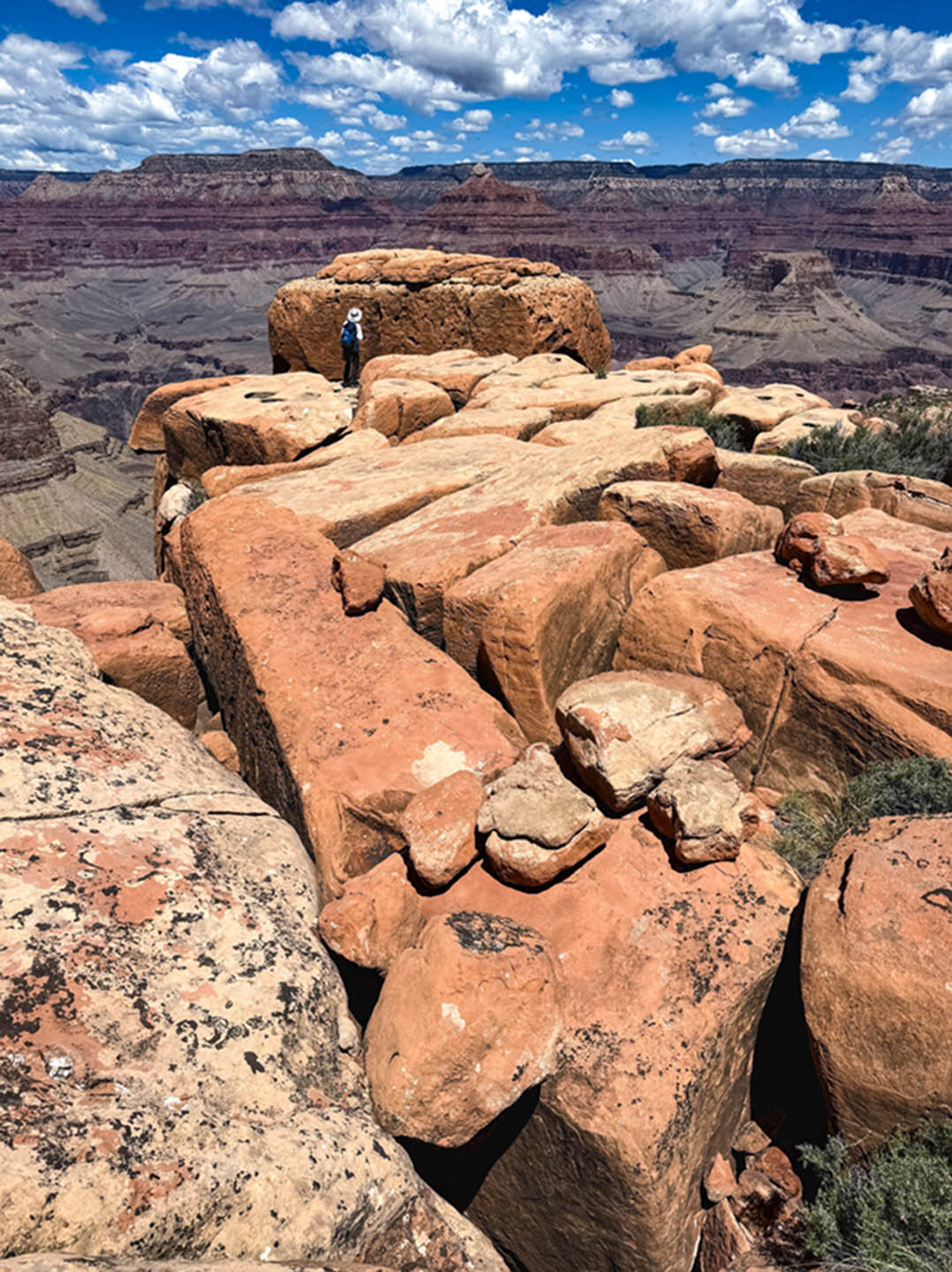 A view from atop the Battleship in the Grand Canyon. | Larry Lindahl