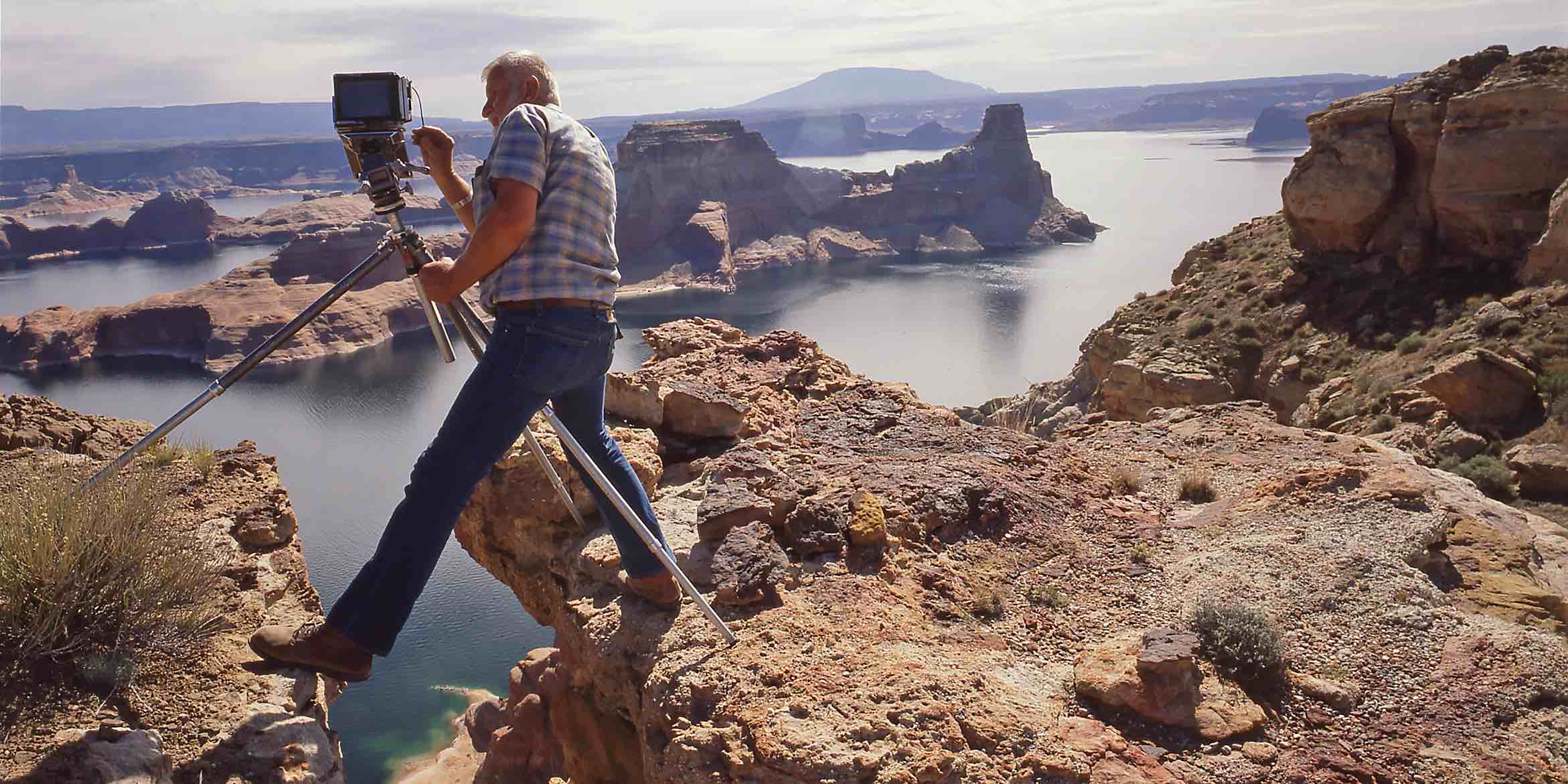 Jerry Jacka lines up a shot at Lake Powell. | Courtesy of the Jacka family
