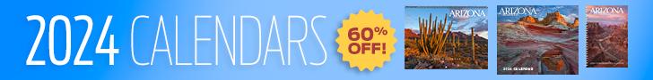 Get 60% off 2024 calendars at shoparizonahighways.com