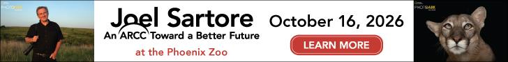 Learn more about and purchase tickets for Joel Sartore at the Phoenix Zoo on October 16, 2026.
