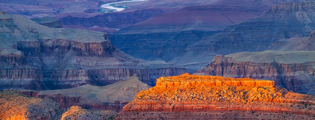 Grandview Point at the Grand Canyon by Jack Dykinga