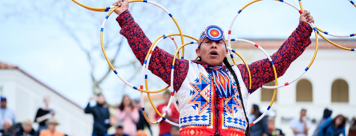 Scott Sixkiller Sinquah (Gila River Pima/Hopi), 2020 Adult World Champion. Photo: Heard Museum, Platt Photography