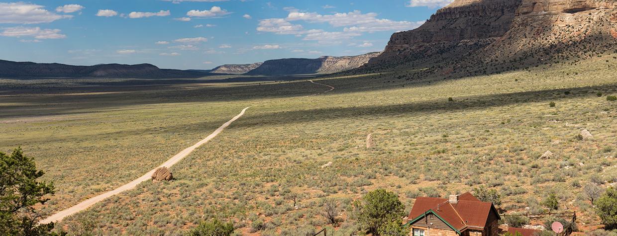 Toroweap Ranger Station, located near the Grand Canyon’s Toroweap Overlook on the North Rim, is one of the most remote postings in the National Park Service. The station’s buildings were built of local stone in 1935. By John Burcham 
