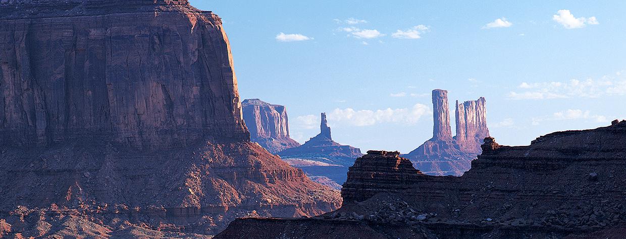 A spot near John Ford Point offers a dramatic view of the weathered buttes of Monument Valley on the Navajo Nation. | Jerry Jacka