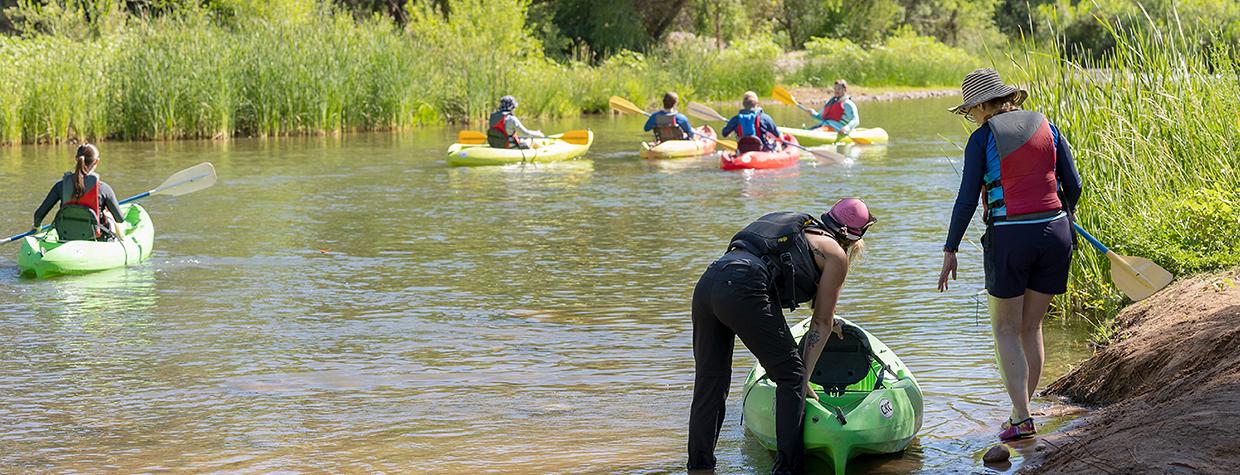 Kayaking, canoeing, fly fishing, picnicking, birding and hiking all provide fun experiences for the whole family. on the Verde River, near Clarkdale.