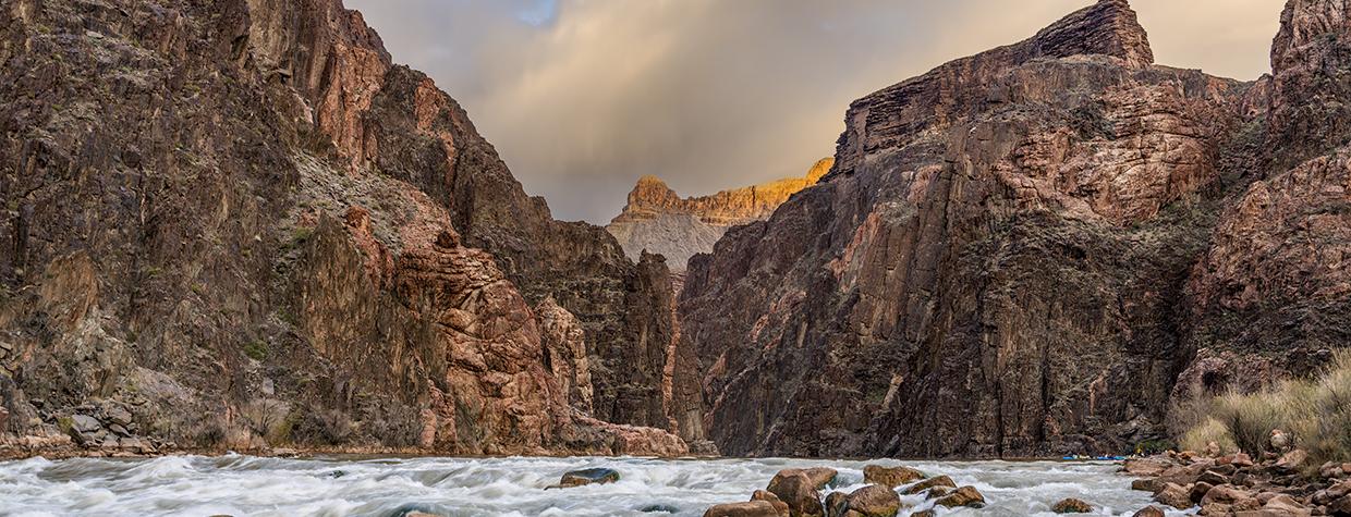 The Colorado River tumbles over Granite Rapids at river Mile 94 in Granite Gorge. | RICH RUDOW