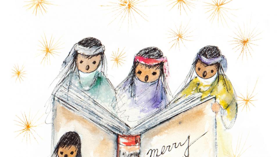 Painting by "Ettore "Ted" DeGrazia