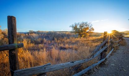 Rockin' River Ranch State Park landscape, courtesy of Arizona State Parks