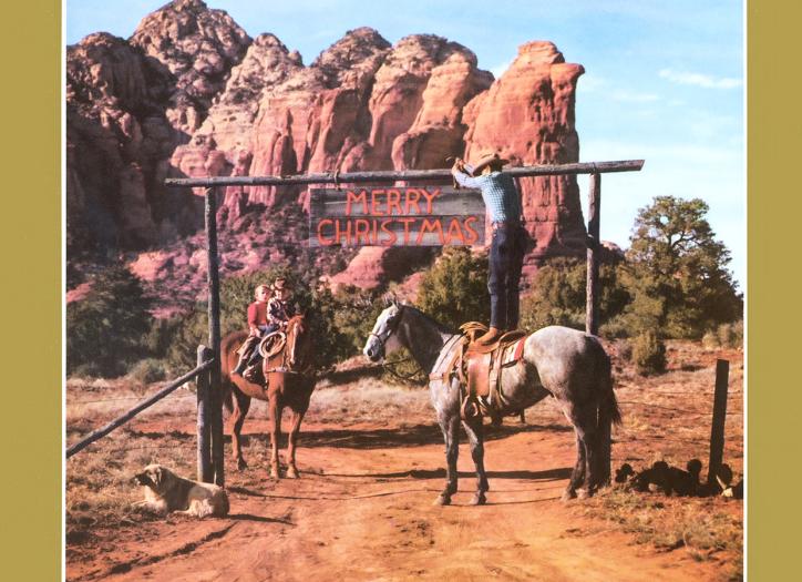 Among the ways Arizona Highways has celebrated the Christmas season over the years is this Ed Ellinger photo from Red Rock Country. It appeared on the magazine’s back cover in December 1960.
