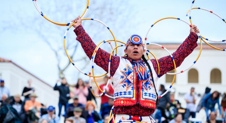 Scott Sixkiller Sinquah (Gila River Pima/Hopi), 2020 Adult World Champion. Photo: Heard Museum, Platt Photography