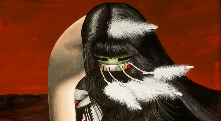 Painting by Duane Koyawena
