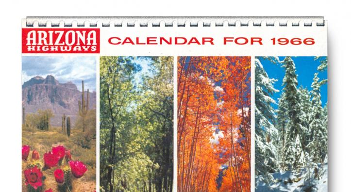 Front Cover of Arizona Highways 1966 Calendar