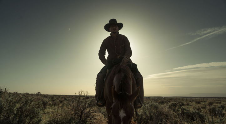Ben Christensen in the Western film LeGrand, courtesy of Ben Christensen
