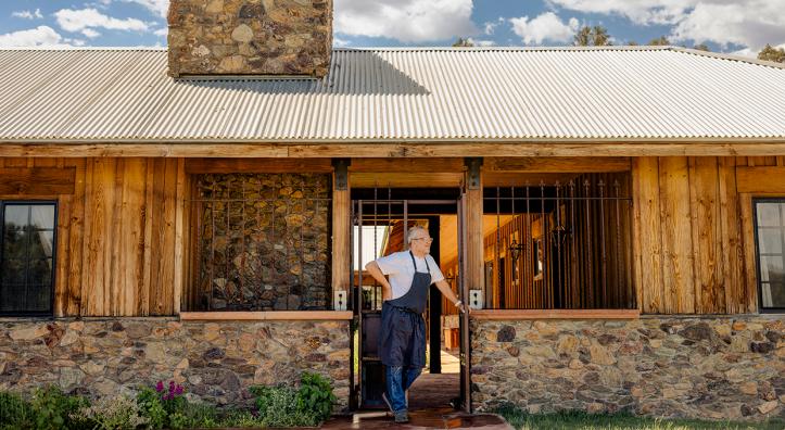 James Porter pictured in a doorway at Terra Farm and Manor. By Jill Richards