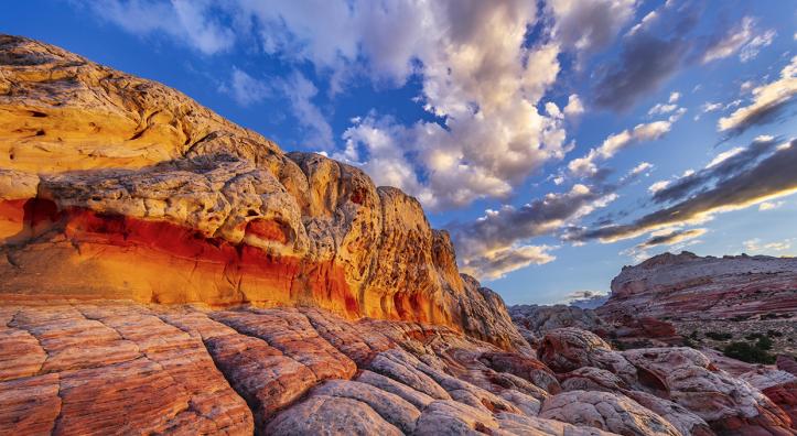 The colorful, textured “brain rock” of White Pocket, in the Vermilion Cliffs, is one of many geological wonders on the Colorado Plateau. By Claire Curran