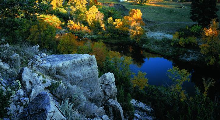 Chevelon Canyon begins at the confluence of Woods Canyon and Willow Springs Canyon drainag es, treed areas pockmarked by limestone outcroppings. | Nick Berezenko