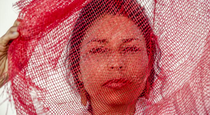 Gloria Martinez-Granados’ work often incorporates mesh produce bags — a nod to the artist’s heritage, and to the identity she’s worked her entire life to find. By Adriana Zehbrauskas