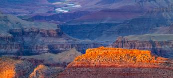 Grandview Point at the Grand Canyon by Jack Dykinga