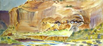 A watercolor painting by Ann Axtell Morris