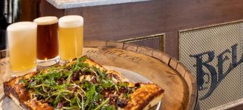 Pizza and Beer at Belfrey Brewery by Paul Markow