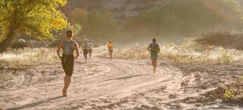 Runners compete in the 2017 Canyon de Chelly Ultra, an exclusive 55-kilometer race that takes participants to the bottom of the canyon. The annual race is capped at 150 participants. | Caitlin O'Hara