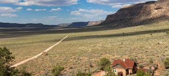 Toroweap Ranger Station, located near the Grand Canyon’s Toroweap Overlook on the North Rim, is one of the most remote postings in the National Park Service. The station’s buildings were built of local stone in 1935. By John Burcham 