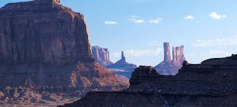 A spot near John Ford Point offers a dramatic view of the weathered buttes of Monument Valley on the Navajo Nation. | Jerry Jacka