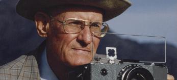 Portrait of Carlos Elmer with camera. | COURTESY OF FRANK ELMER