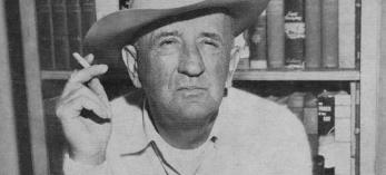 This portrait of Santee, originally published in our October 1956 issue, embodies the cowboy image the Midwest native cultivated. | Arizona Highways Archives