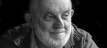 BW portrait of Ansel Adams. By JOHN SCHAEFER