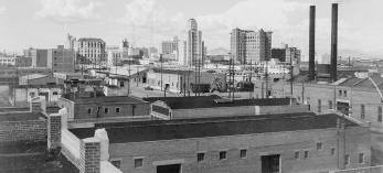 The Phoenix skyline unfurls in a view from September 1933. | William and James McCulloch